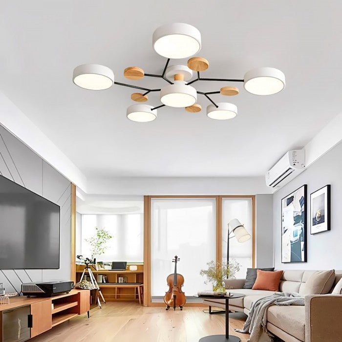 Skandinavische Deckenleuchte – Verzweigtes Design, Stilvoll & Nachhaltig mit LED-Technologie