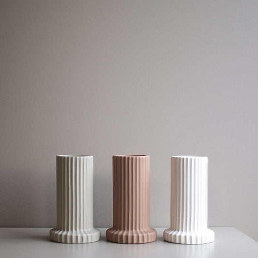 dbkd Vase Stripe Säule mit Rillen